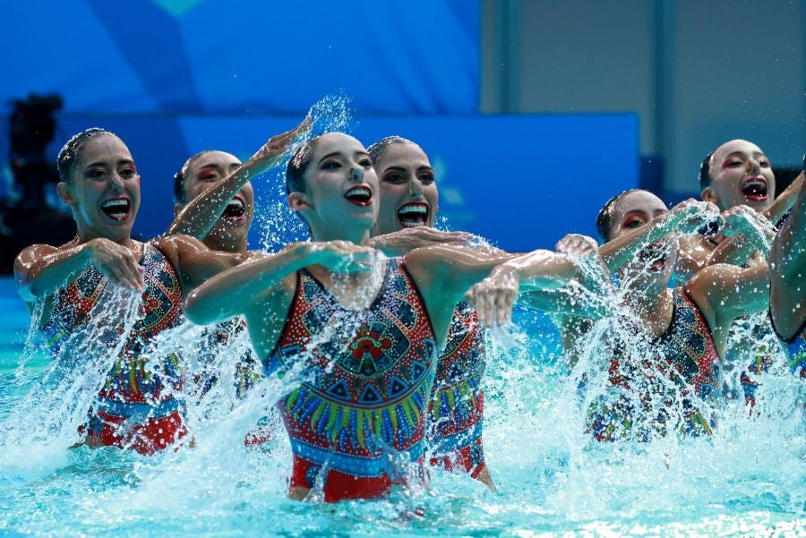 Selección Mexicana de Natación Artística en Santiago