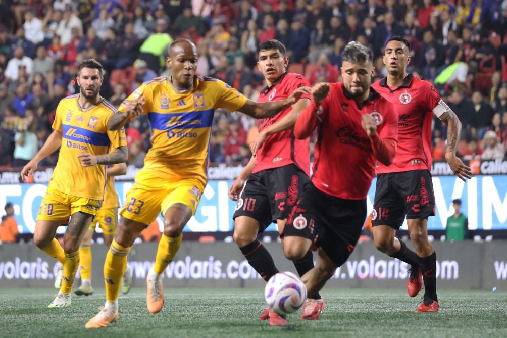 Tigres y Tijuana durante la Jornada 15 del Apertura 2023