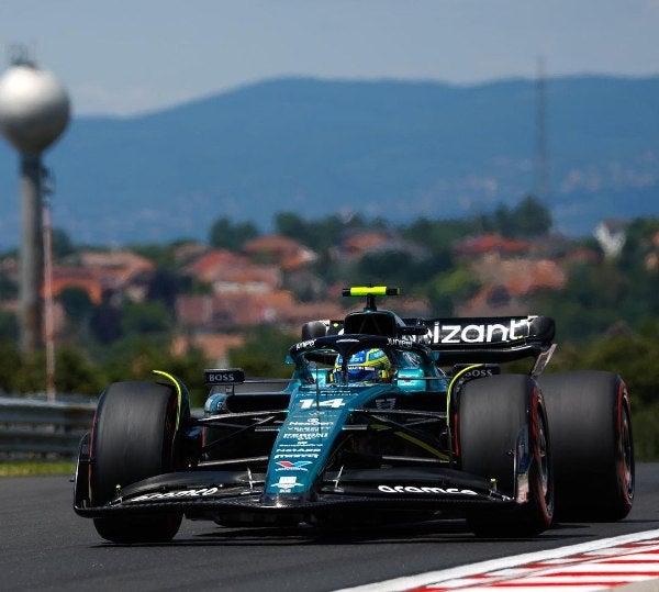 Fernando Alonso sufrió daños tras el choque 