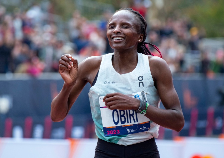 Hellen Obiri fue la mujer más rápida en el Maratón de NY
