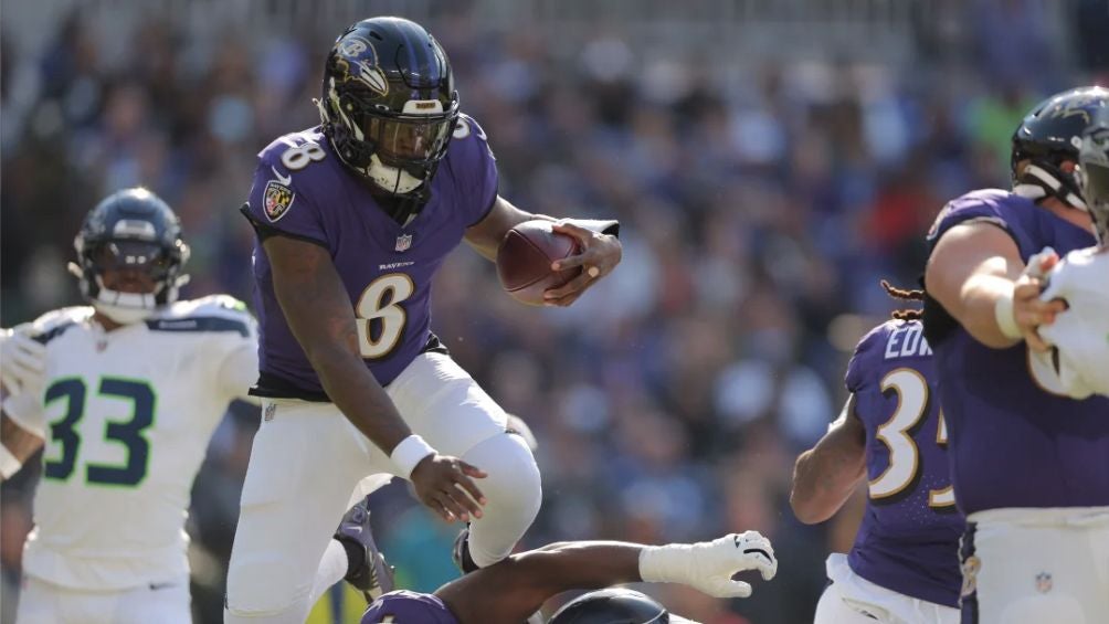 Lamar Jackson y los Ravens vencieron a los Seattle Swahawks