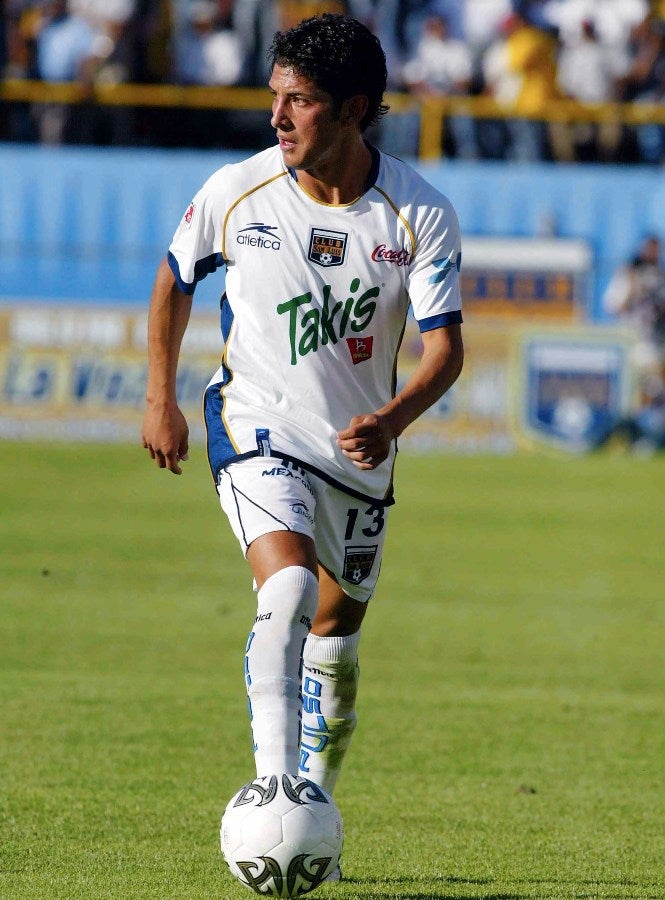 Ángel Reyna en su paso por el Atlético de San Luis