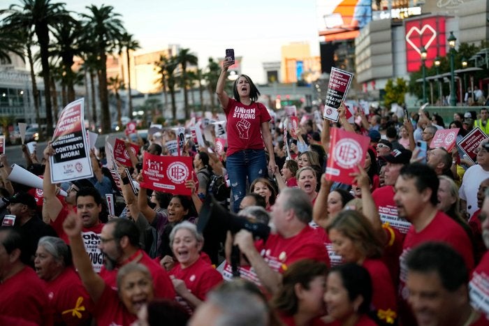 ¿En riesgo el GP de Las Vegas? Trabajadores de restaurantes y hoteles anuncian huelga