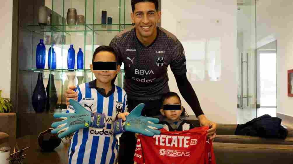 Esteban Andrada convivió con niño que aventaron en el estadio de Rayados