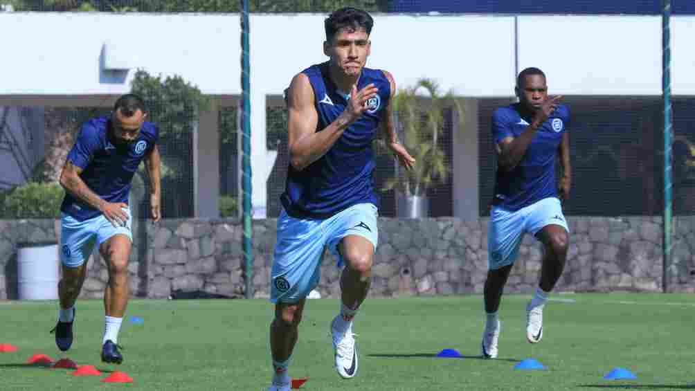 Uriel Antuna durante un entrenamiento 