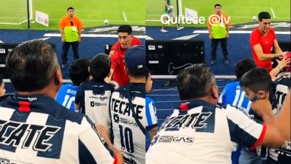 Hombre que jaloneó a un niño en estadio de Rayados ofrece disculpa y dice estar arrepentido