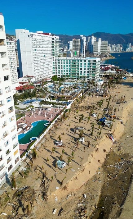 En el puerto de Acapulco se contaba con más de 20 mil habitaciones para los turistas.