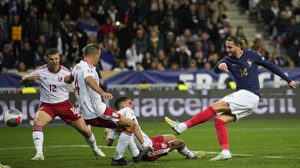 Adrien Rabiot también se sumó a la fiesta de goles