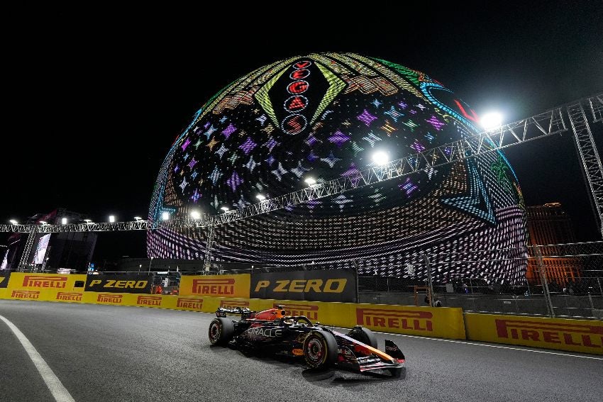 Verstappen en el GP de Las Vegas