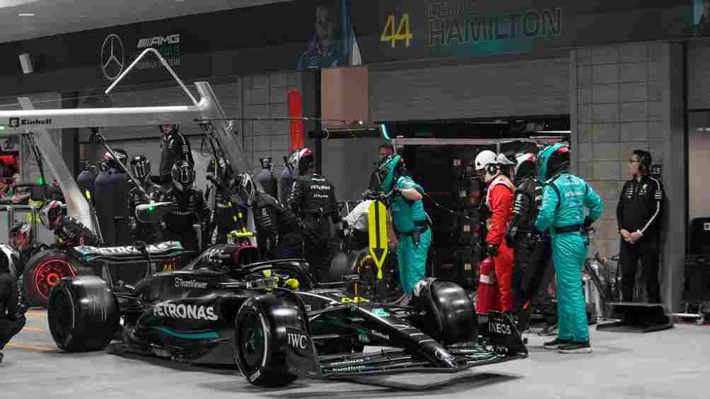 El garage de Mercedes en Las Vegas