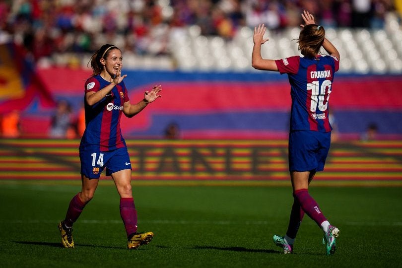 Barcelona Femenil goleó al Real Madrid