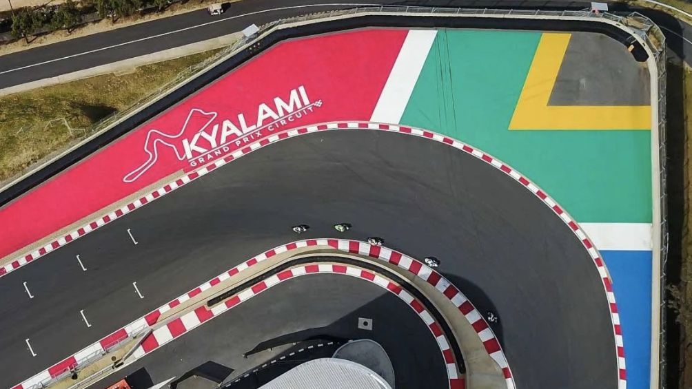 El circuito de Kyalami en Sudáfrica 