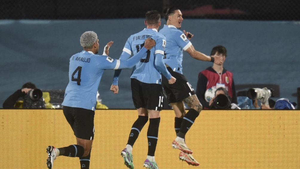 Uruguay celebra la goleada ante Bolivia