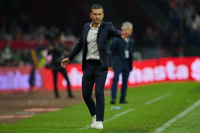 Lozano en el partido ante Honduras