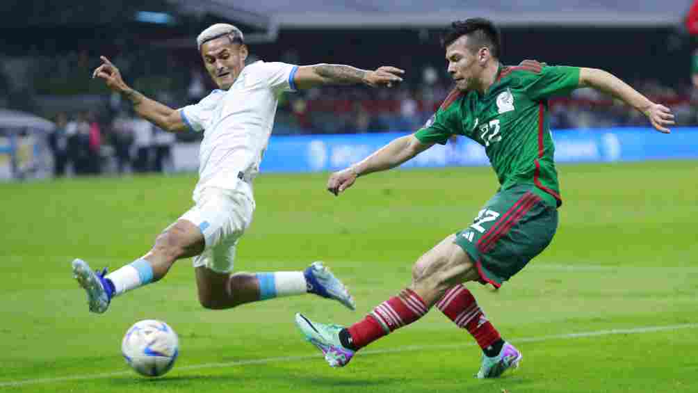 Chucky durante el partido ante Honduras