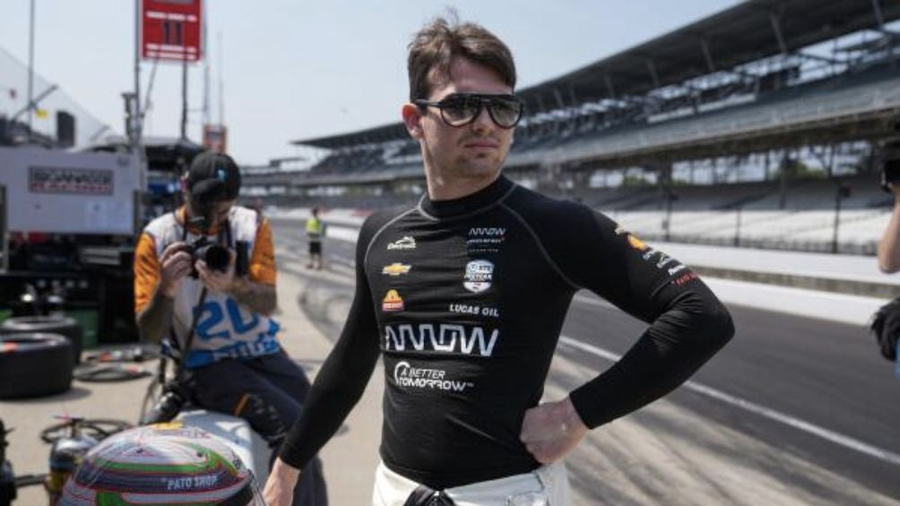 O'Ward previo a una carrera en Indy Car