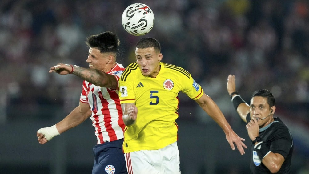 Kevin Castaño, en el encuentro ante Paraguay 