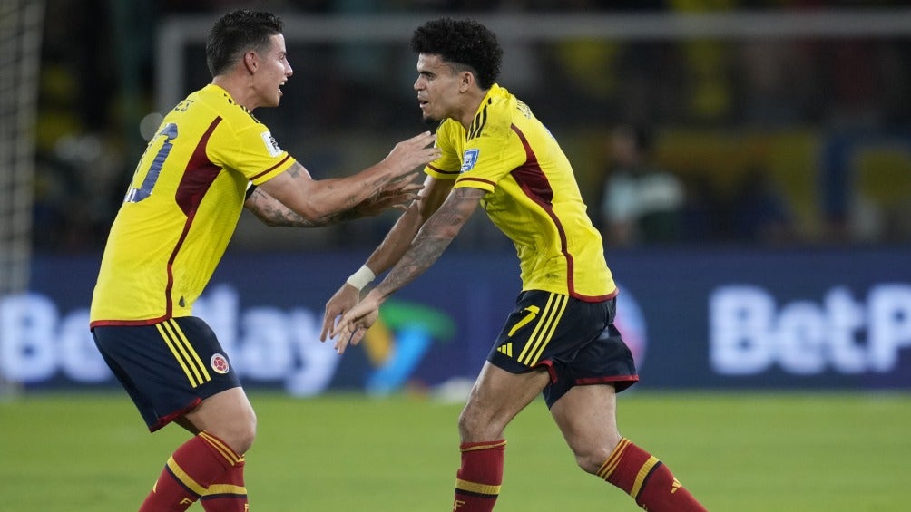 James Rodríguez y Luis Díaz figuraron con Colombia 