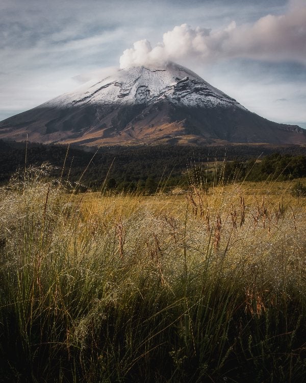 Reportan nieve en el Popocatépetl, Iztaccíhuatl y Nevado de Toluca