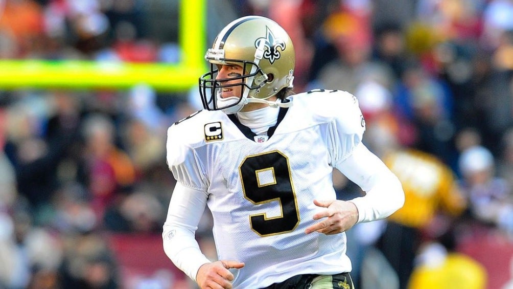 Drew Brees jugando para los New Orleans Saints 