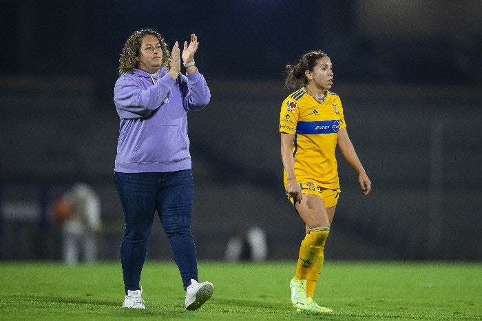 Milagros Martínez tras el juego con Tigres