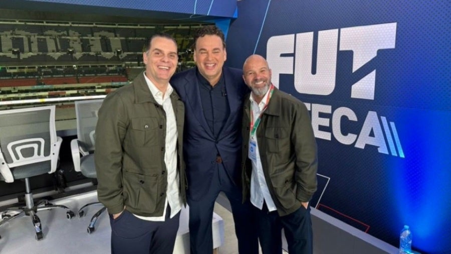 David Faitelson con Luis García y Christian Martinoli