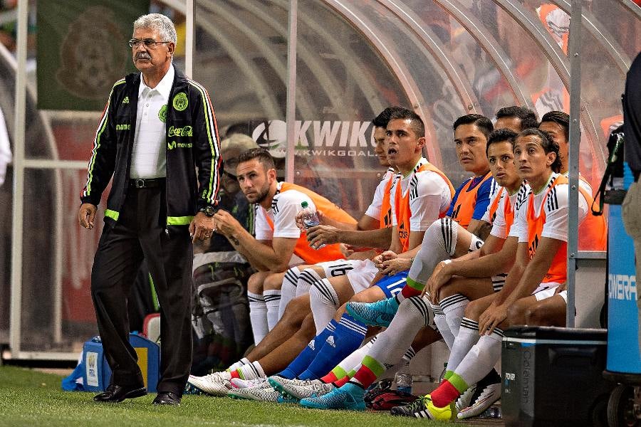 Tuca en su paso con la Selección Mexicana