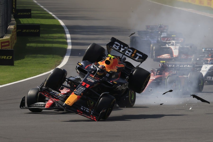 Incidente de Checo en el Gran Premio de México