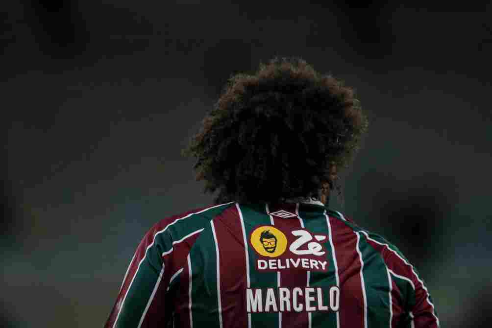 Marcelo en el partido contra Coritiba