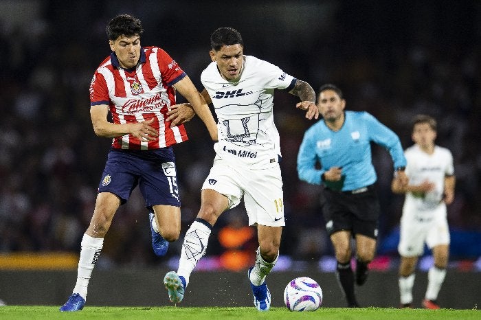 Pumas venció 1-0 a Chivas en su última visita a CU