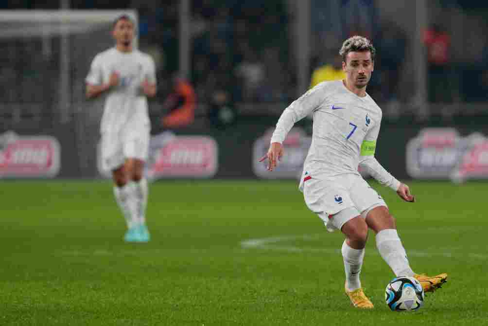 Griezmann con la Selección de Francia