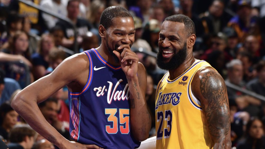 Kevin Durant y LeBron James 