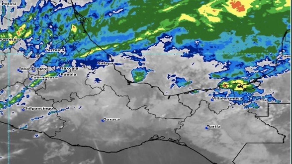 Lluvias y Chubascos en territorio nacional