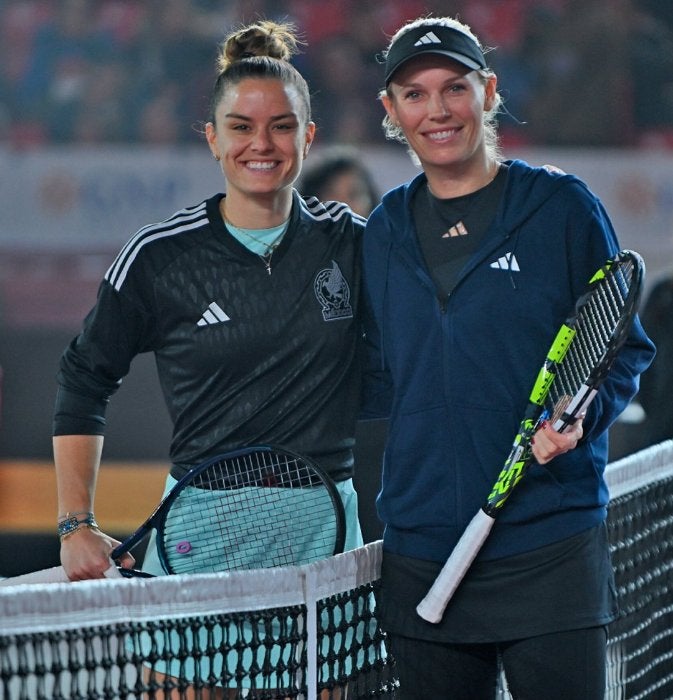 Maria Sakkari y Caroline Wozniacki