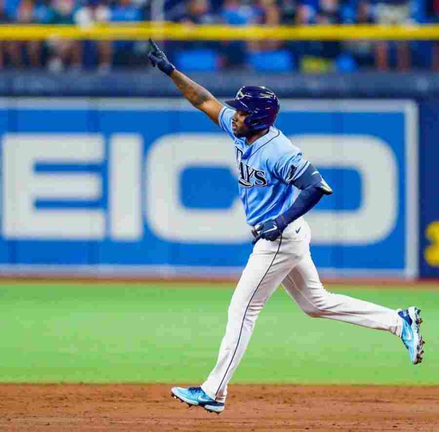 Randy Arozarena con los Rays