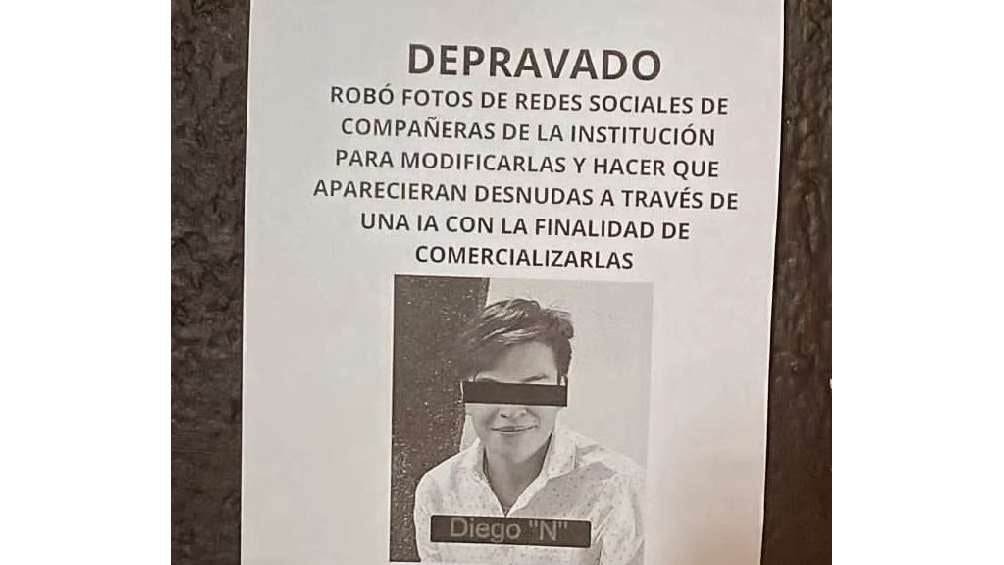 El exestudiante del Poli fue señalado de 'truquear' fotos de sus compañeras con IA. 