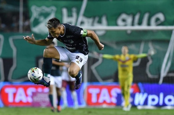 Gutiérrez jugando con Deportivo Cali