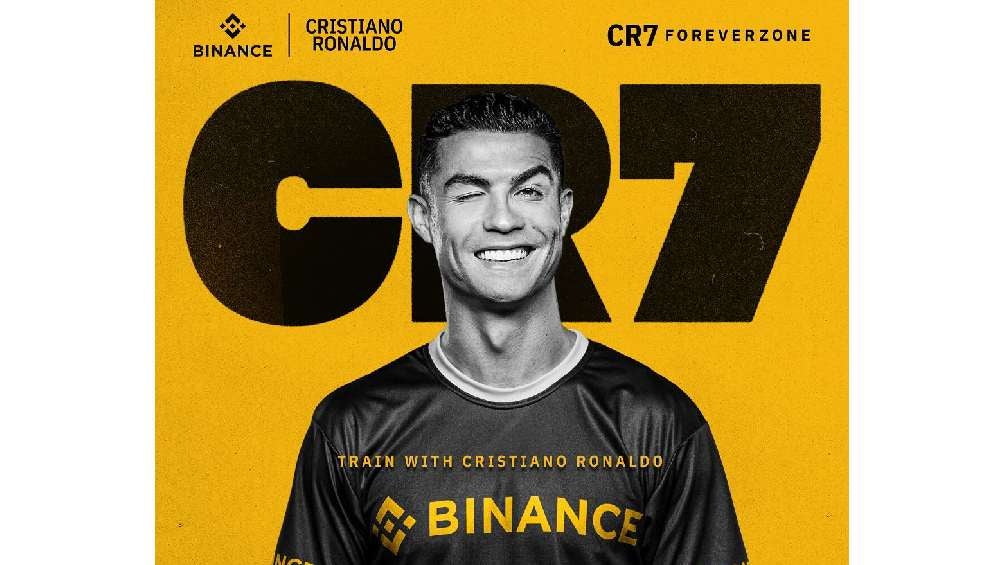 CR7 firmó un acuerdo con Binance en 2022. 