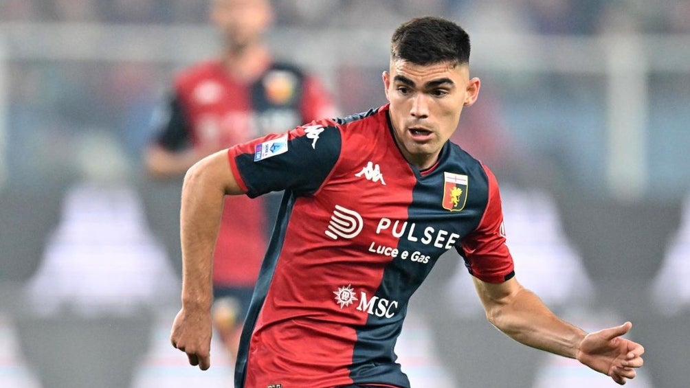 Johan en la Serie A con el Genoa 