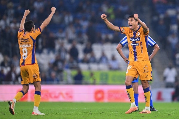 Jordan Silva celebrando el pase a las Semifinales