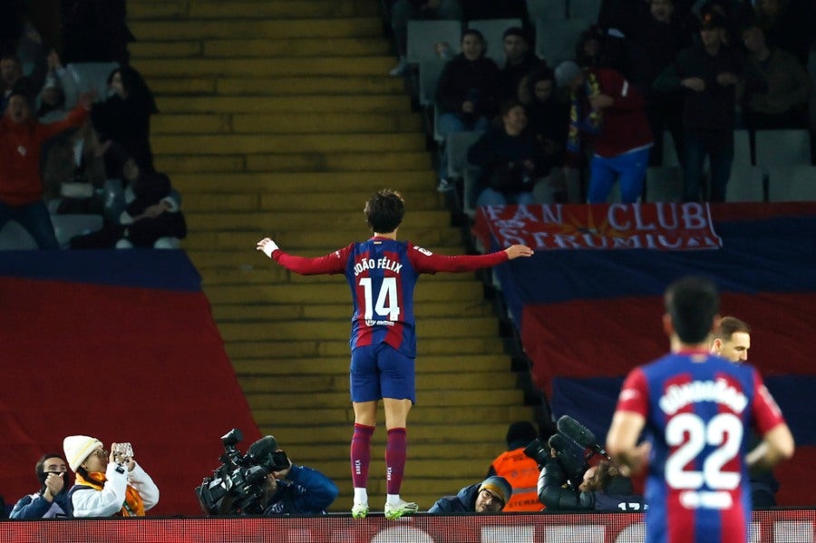 Joao Félix, protagonista en el Barca-Atleti