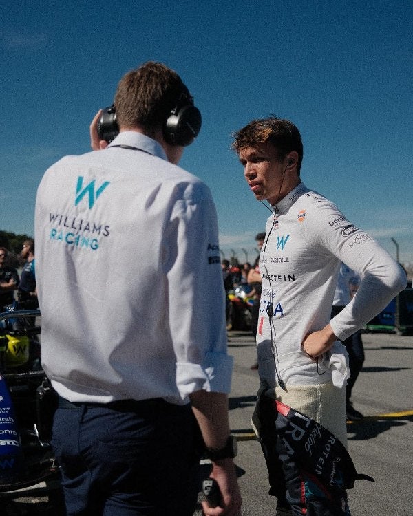 Albon lleva dos años con la Williams 