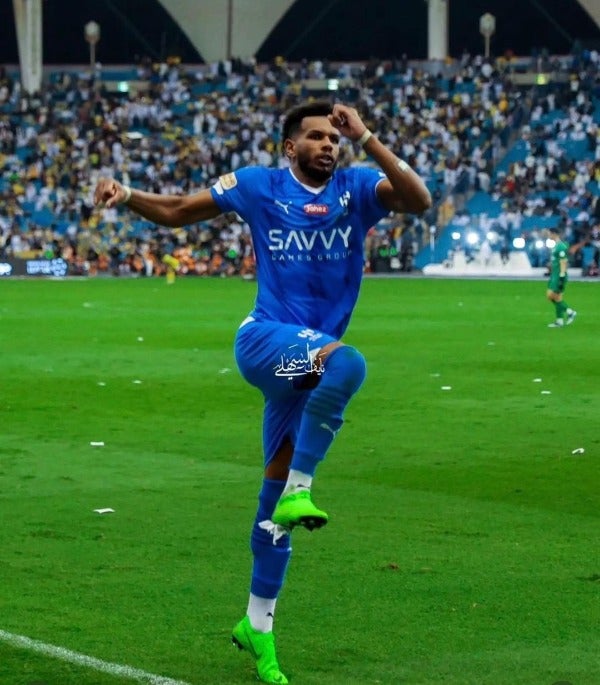 Ali-Al-Bulaihi celebrando su gol 