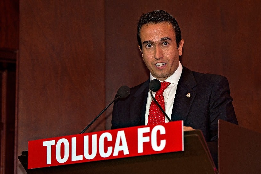 Francisco Suinaga, vicepresidente administrativo de Toluca