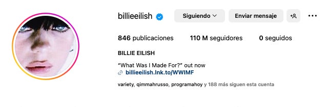 En tan solo dos días, la cantante perdió 100 mil seguidores y eso no le gustó.