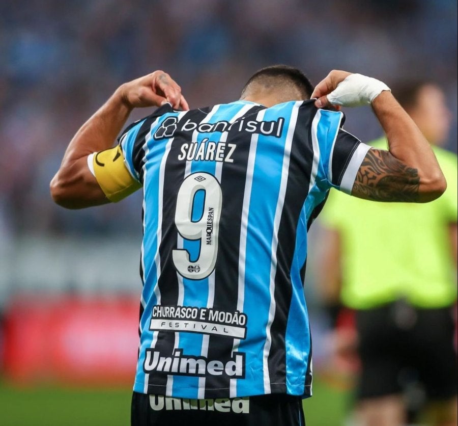 Luis Suárez anotó 23 goles con Gremio en 53 partidos