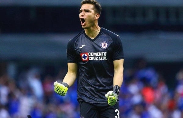 Sebastián Jurado jugando con Cruz Azul 