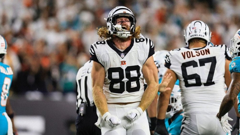 La temporada pasada Hayden Hurst jugó para los Bengals