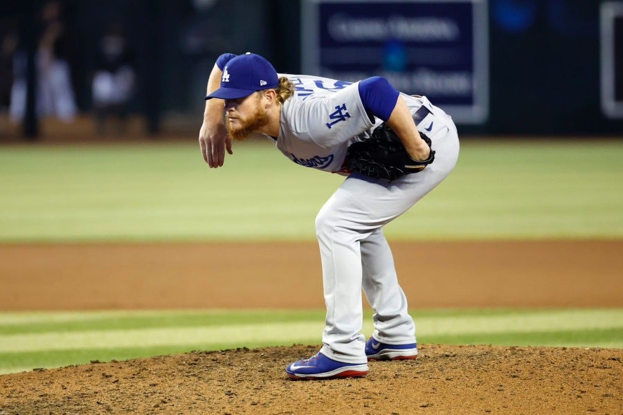 Craig Kimbrel en su paso con los Dodgers