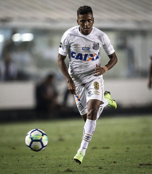 Rodrygo surgió de la cantera del Santos 